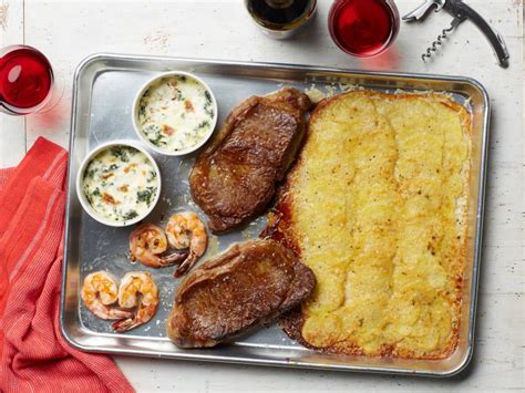 Steakhouse Sheet Pan Dinner For Two Recipe Food Network