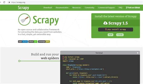 scrapy python    web crawler  python datacamp