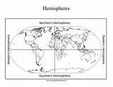 Hemispheres Geography Studies sketch template