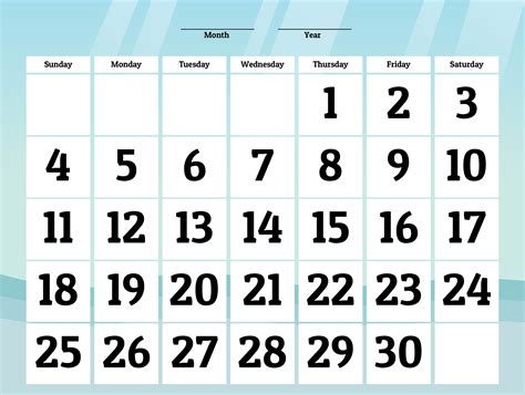 day calendar    printables printablee