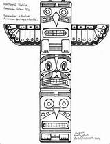 Totem Tlingit Yakari Printables Cubes Meanings sketch template
