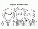 Forgiveness Lds Forgive Friend Lessons Lesson Fearfully Wonderfully Coloringhome sketch template