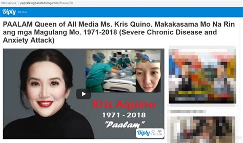 Kris Aquino Died Fake News About Actress Lambasted