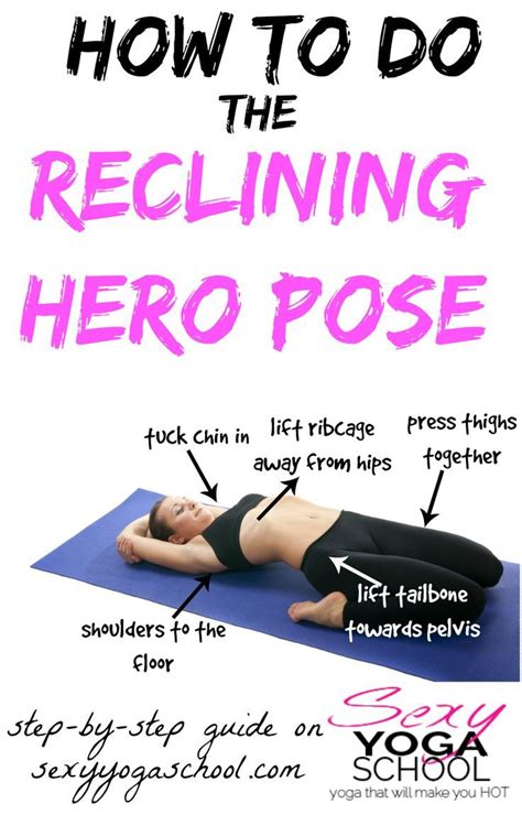 reclining hero pose yoga hero pose yoga yoga routine yoga