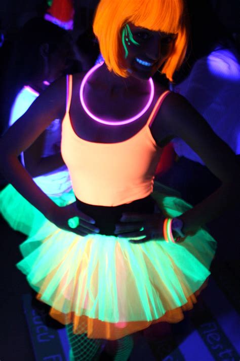 Fiestas Neon Glow Party Outfit Neon Party Neon
