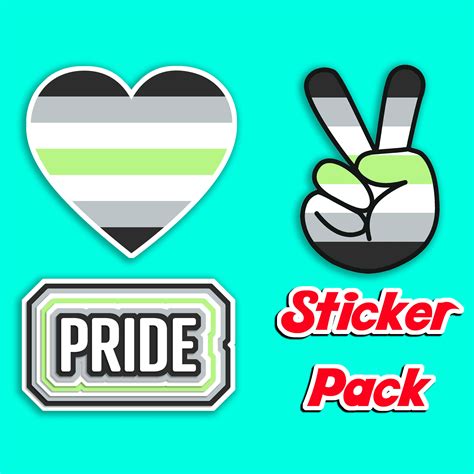 agender heart pride flag sticker die cut vinyl waterproof etsy