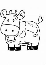 Mucca Fattoria Toro Stilizzata Mucche Campagna Lettere Vitello Cow sketch template