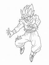 Goku Saiyan Vegito Pelear Vegeta Dragonball Sj2 Enojado Coloringonly Gohan Pintar Dibujosonline Categorias Coloringgames sketch template