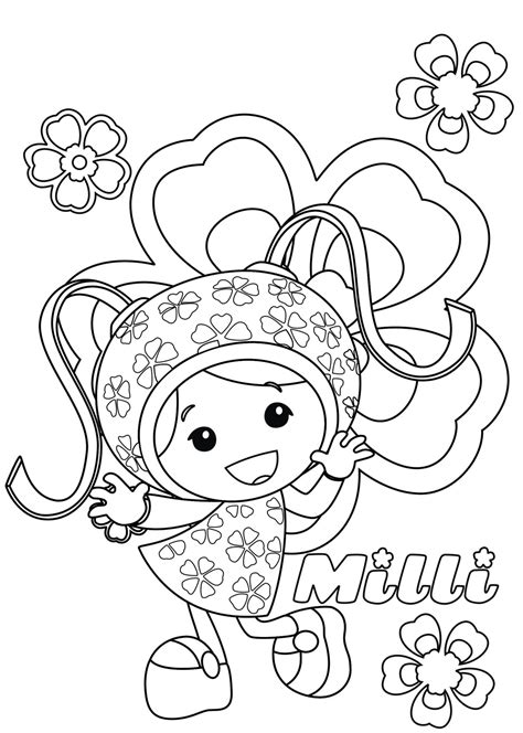 printable team umizoomi coloring pages  kids