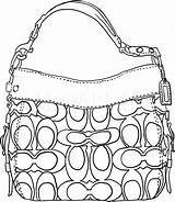 Coach Purse Drawing Handbag Bag Draw Coloring Pages Step Chanel Illustration Purses Dragoart Getdrawings Choose Board sketch template