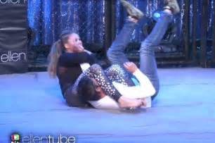 Ronda Rousey Beat The Crap Out Of A Guy On Ellen And It