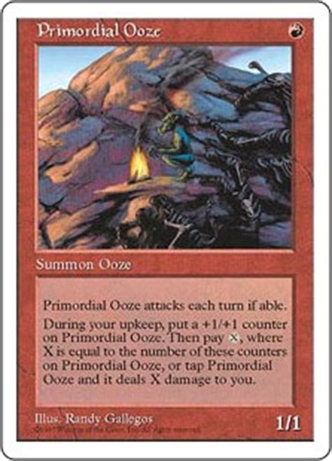 primordial ooze creature cards mtg salvation