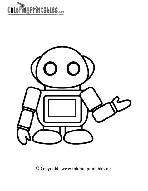 robot coloring pages  fcp