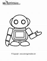 Robot Coloring Roboter Robots Ausmalbild Kostenlos sketch template