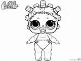 Lol Coloring Pages Lil Cosmic Queen Printable Kids Print Then Bettercoloring sketch template