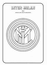 Inter Coloring Milan Logo Pages Soccer Cool Logos Clubs Team Football Club Badge Italian Disegni Serie Ausmalbilder Fc Color Coloringpagesonly sketch template