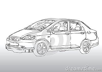car drawing royalty  stock  image