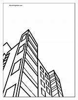 Coloring Building Pages Empire State Skyscraper Printable City Buildings School Getcolorings Blocks Getdrawings Color Buildin Print Colorings sketch template