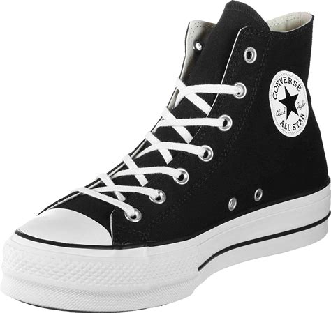 converse damen ctas lift hi sneakers schwarz black white white 001