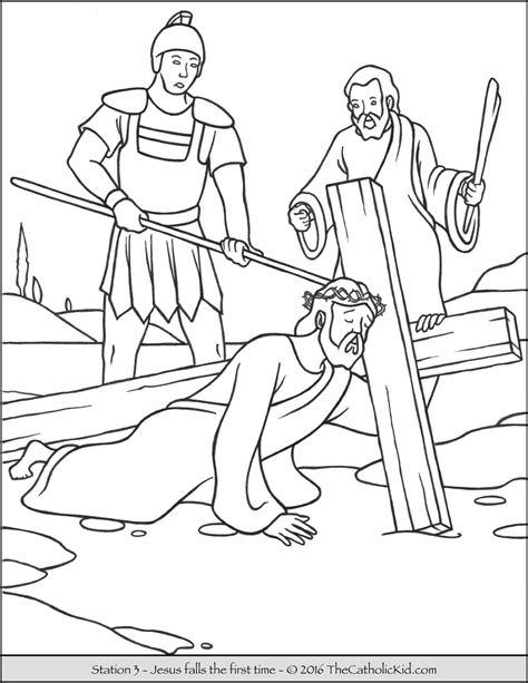 stations   cross coloring page catholic kid coloring home