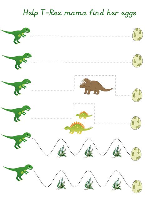 dinosaur worksheets