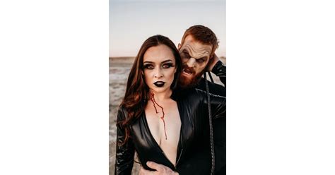 This Vampire Themed Engagement Shoot Is Sexy And Scary Popsugar Love