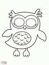 Coloring Owl Pages Preschool Snowy Popular Coloringhome Template sketch template