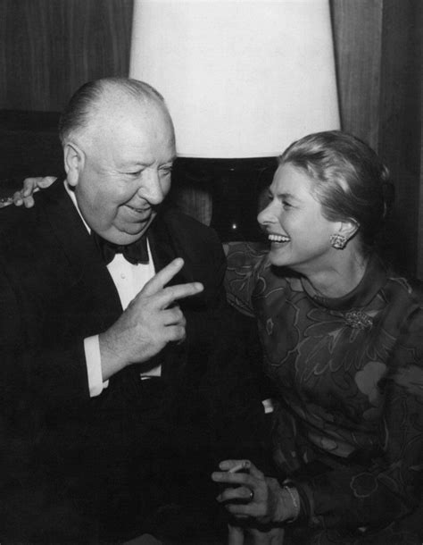 Alfred Hitchcock And Ingrid Bergman Ingrid Bergman