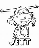 Coloring Jett Super Wings Topcoloringpages sketch template