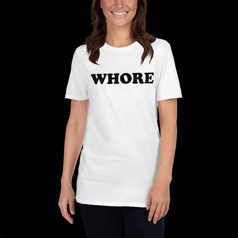 whore t shirt etsy