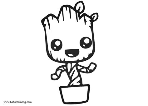baby groot drawing    clipartmag