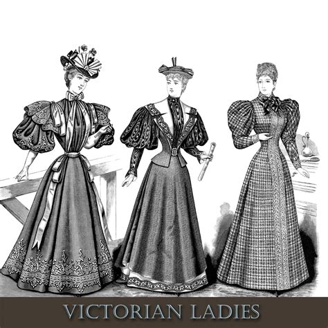 victorian ladies clipart  stock photo public domain pictures