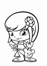 Pinypon Kawaii Smiling Lovely Cute sketch template