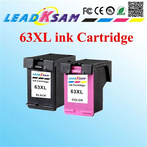 Ink Cartridge Remanufactured For Hp 63 Xl 63xl Hp63 Hp63xl