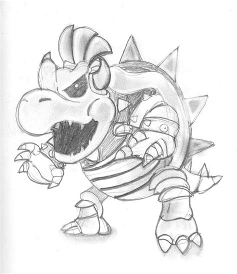 coloring page  bowser junior coloring home