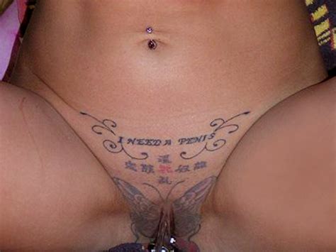 amateur inked tattooed shaved pussy s tattoo female private tattoos 8