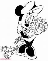 Valentine Disney Ausmalbilder Maus Disneyclips Coloriage Colorir Pode Minni sketch template
