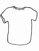 Shirt Coloring Drawing Tee Blank Tshirt Pages Clipartmag Getcolorings sketch template