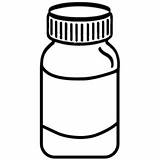 Bottle Medicine Drawing Pill Clipartmag sketch template