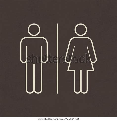 male female restroom symbol icon vector stock vector