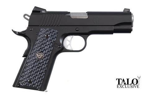 ruger pistol sr  acp talo night watchman commander  abide armory