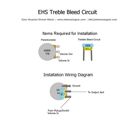 boffin treble bleed circuit  single coil  humbucker pickups guitar effects  accessories