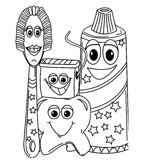 loose tooth coloring page coloring pages