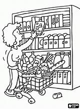 Supermercado Dibujo Supermercados Tiendas Casa Tareas Caramelos Comida Mamma Kleurplaten sketch template