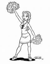 Cheer Belle Disney Princess Inks Deviantart Cheerleader Tombancroft Fanpop Fanart sketch template