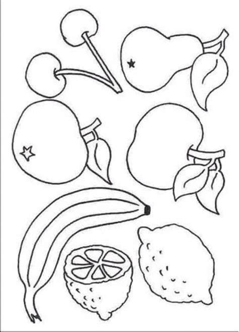 fruit coloring pages  print