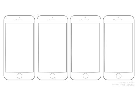 printable iphone  templates behance behance