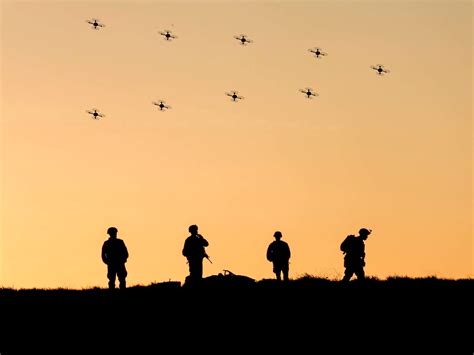 military  plans  build  swarm drones  national interest