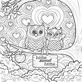 Therapy Owls sketch template