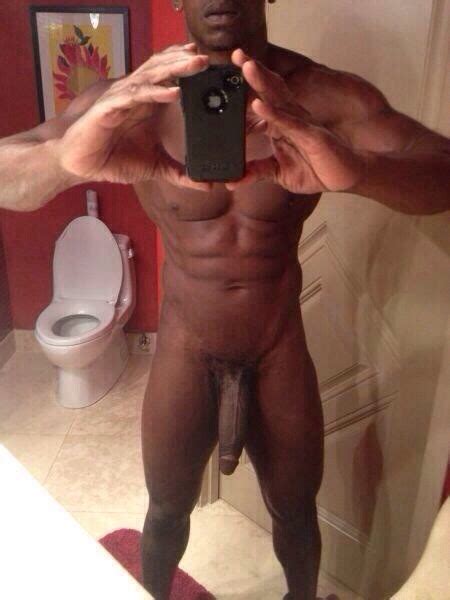 long black dick selfie